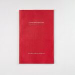 Catalogo de Eduardo Chillida Belzunce, CHB, en la galeria de Nieves Fernández en color rojo.