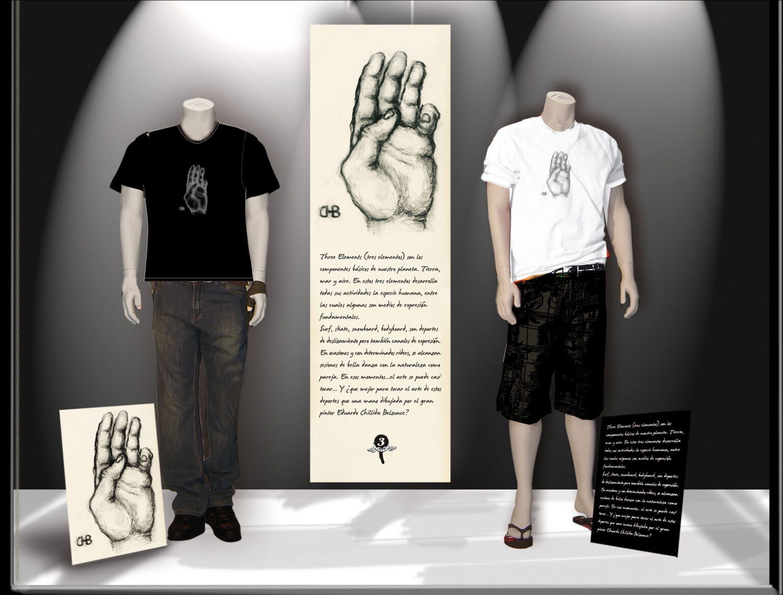 Camisetas con Three Elements